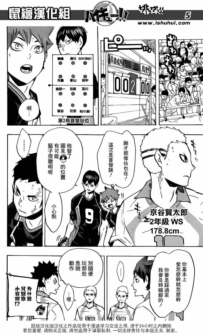 🍝排球少年!! 第132话 第5页