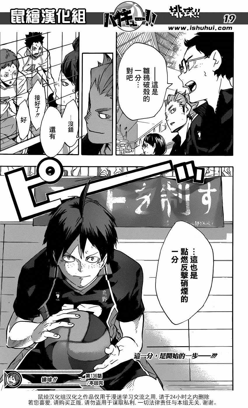 🍝排球少年!! 第136话 第17页