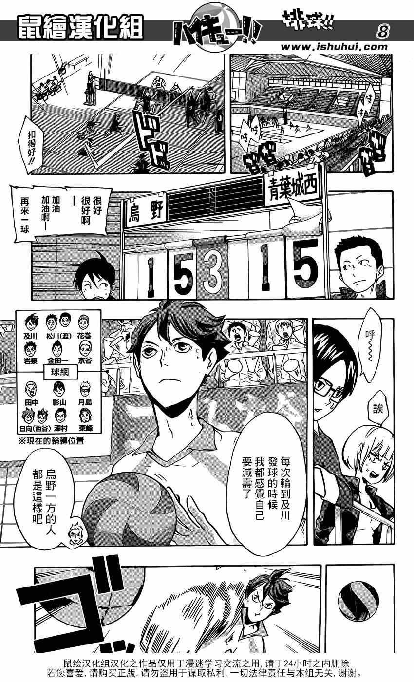 🍝排球少年!! 第142话 第8页
