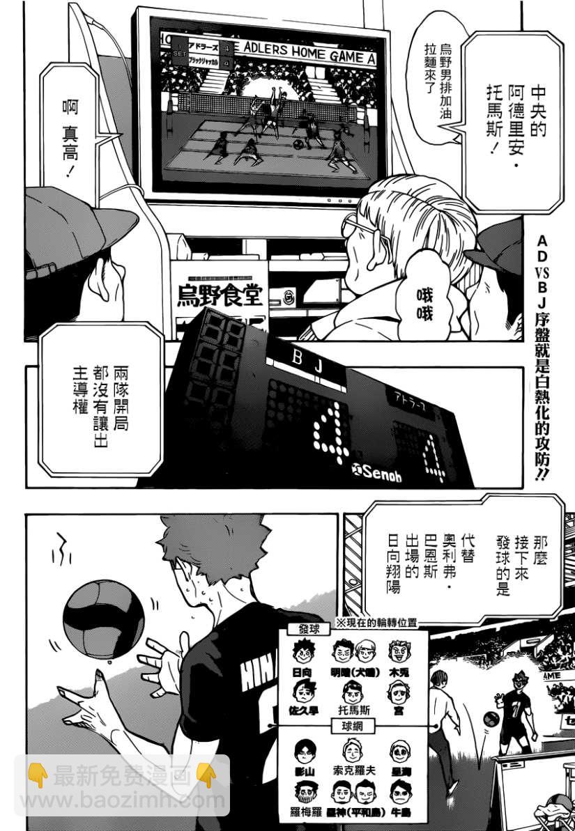 🍝排球少年!! 第383话 超级巨星 第2页