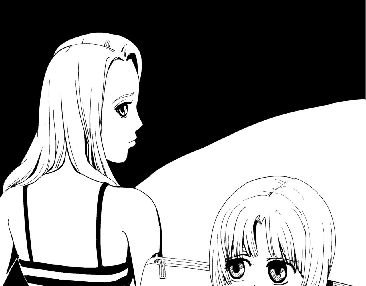🍝盘根错短篇恐怖漫画 第一篇（中）合租的女同学 第1页