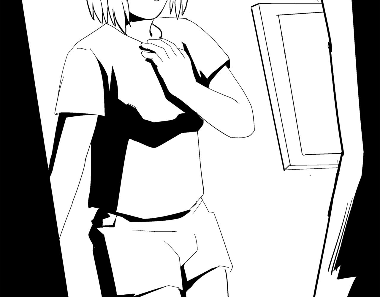 🍝盘根错短篇恐怖漫画 第一篇（终）合租的女同学 第48页