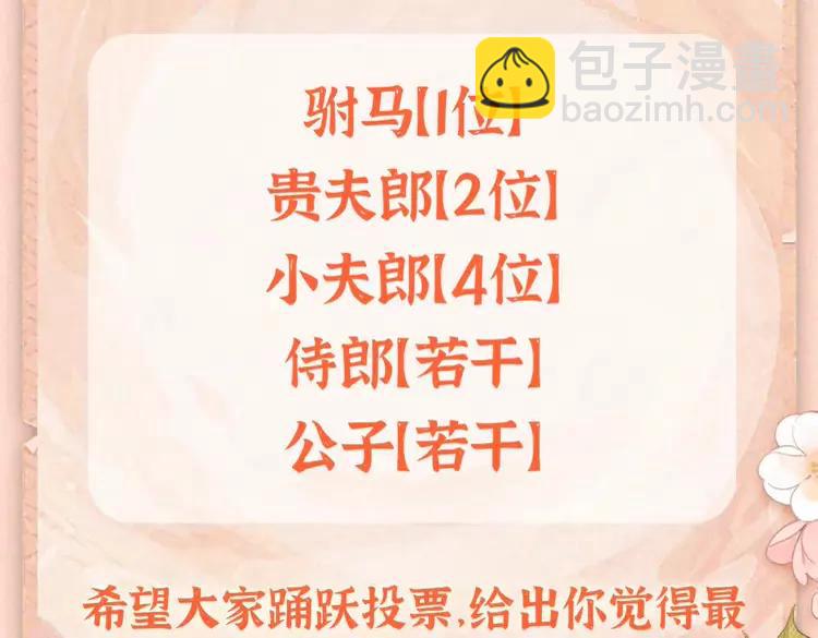 🍝炮灰闺女的生存方式（彩蛋日更中） 加更第74期 搞点事：七七公主选妃啦 第3页