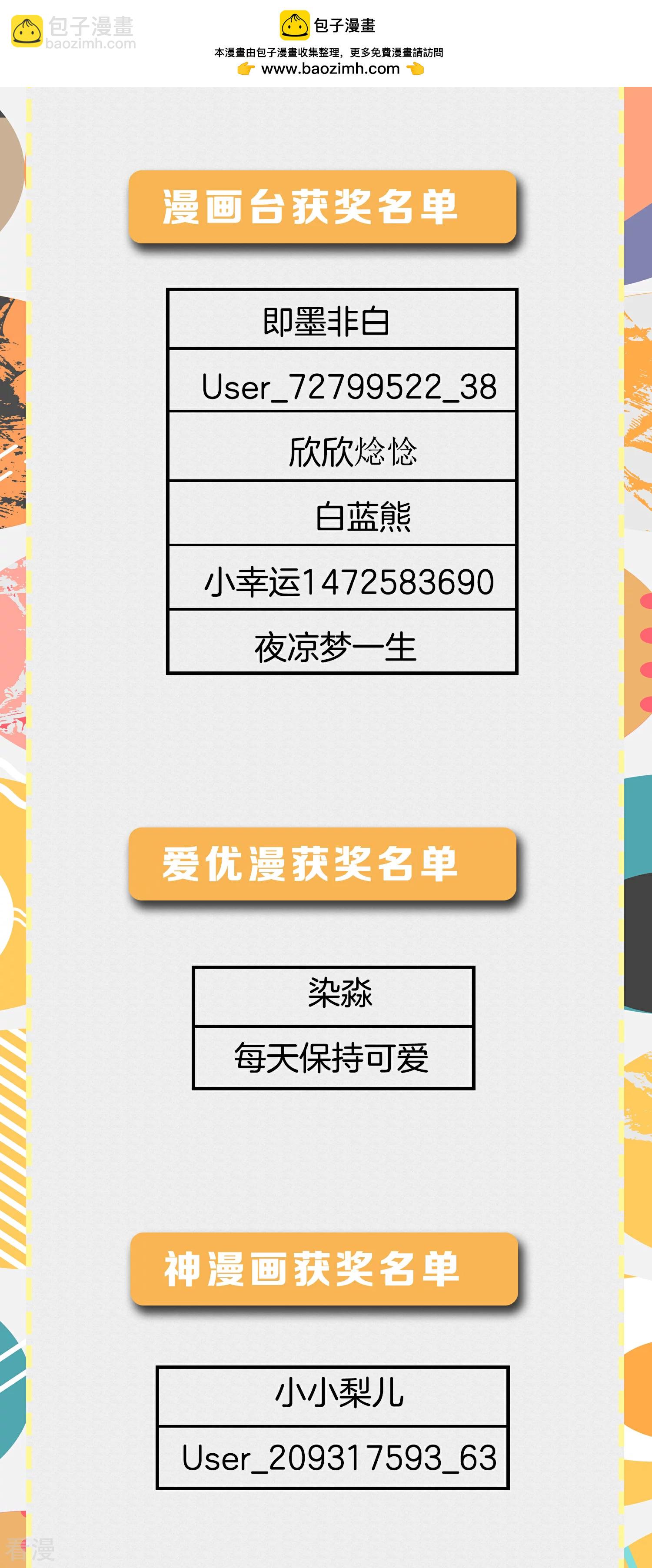 🍛契约冷妻不好惹 8月活动中奖名单 第2页