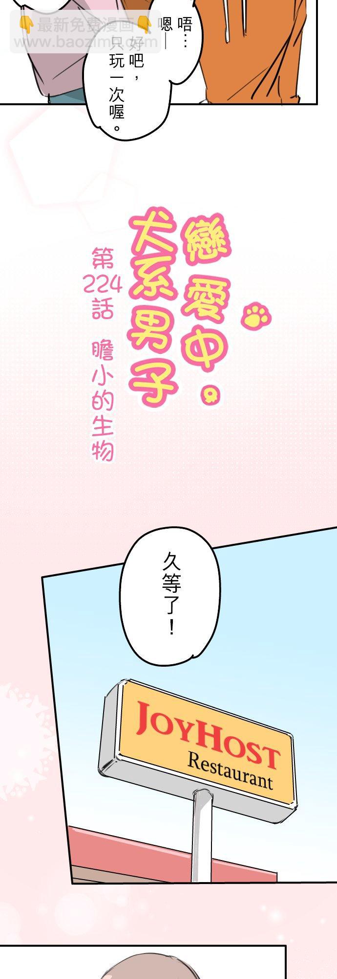 🍛犬系男子恋爱中 第224话 胆小的生物 第4页