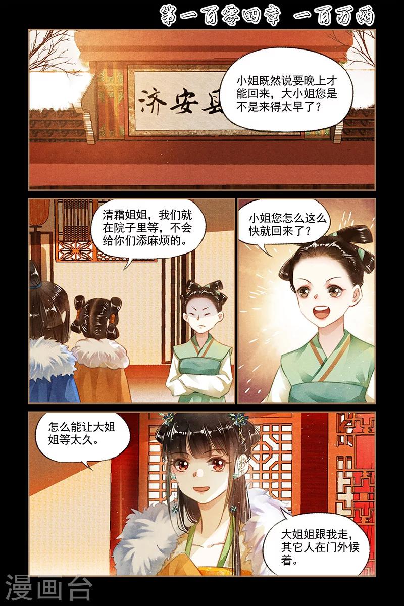 🍱神医嫡女 第104话 一百万两 第1页