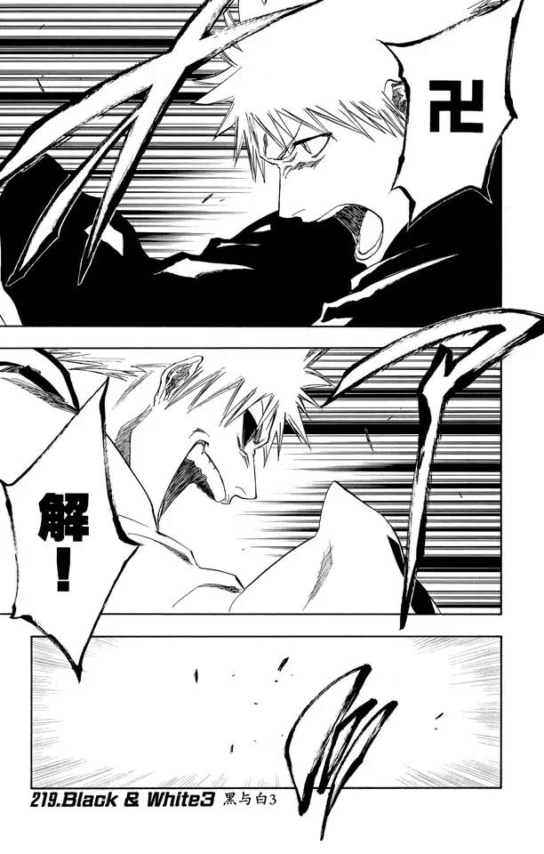 🍱死神/境·界【快】 第219话 黑与白3 第1页