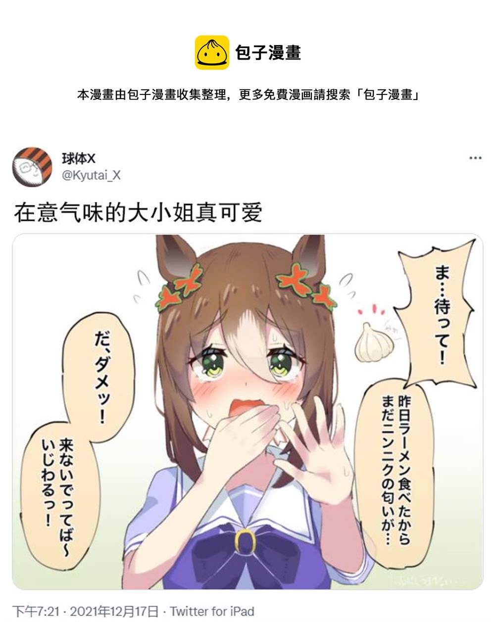 🍣推特赛马娘同人 在意味道的大小姐真可爱 第1页