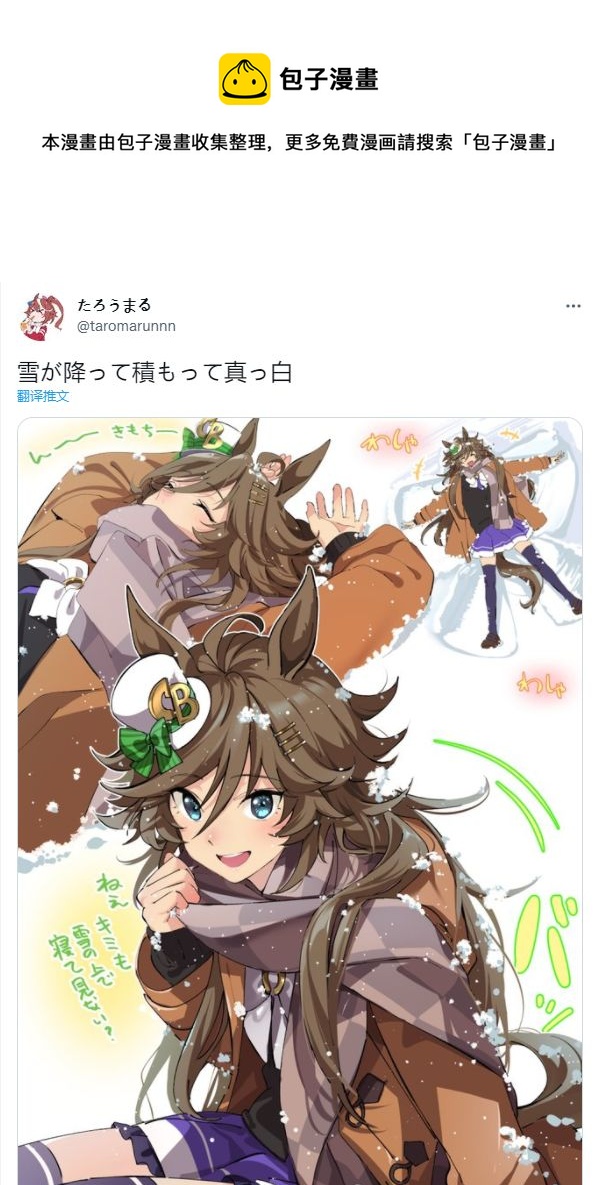 🍣推特赛马娘同人 落雪积雪真白雪 第1页