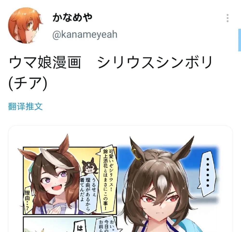🍣推特赛马娘同人 天狼星应援mode 第1页