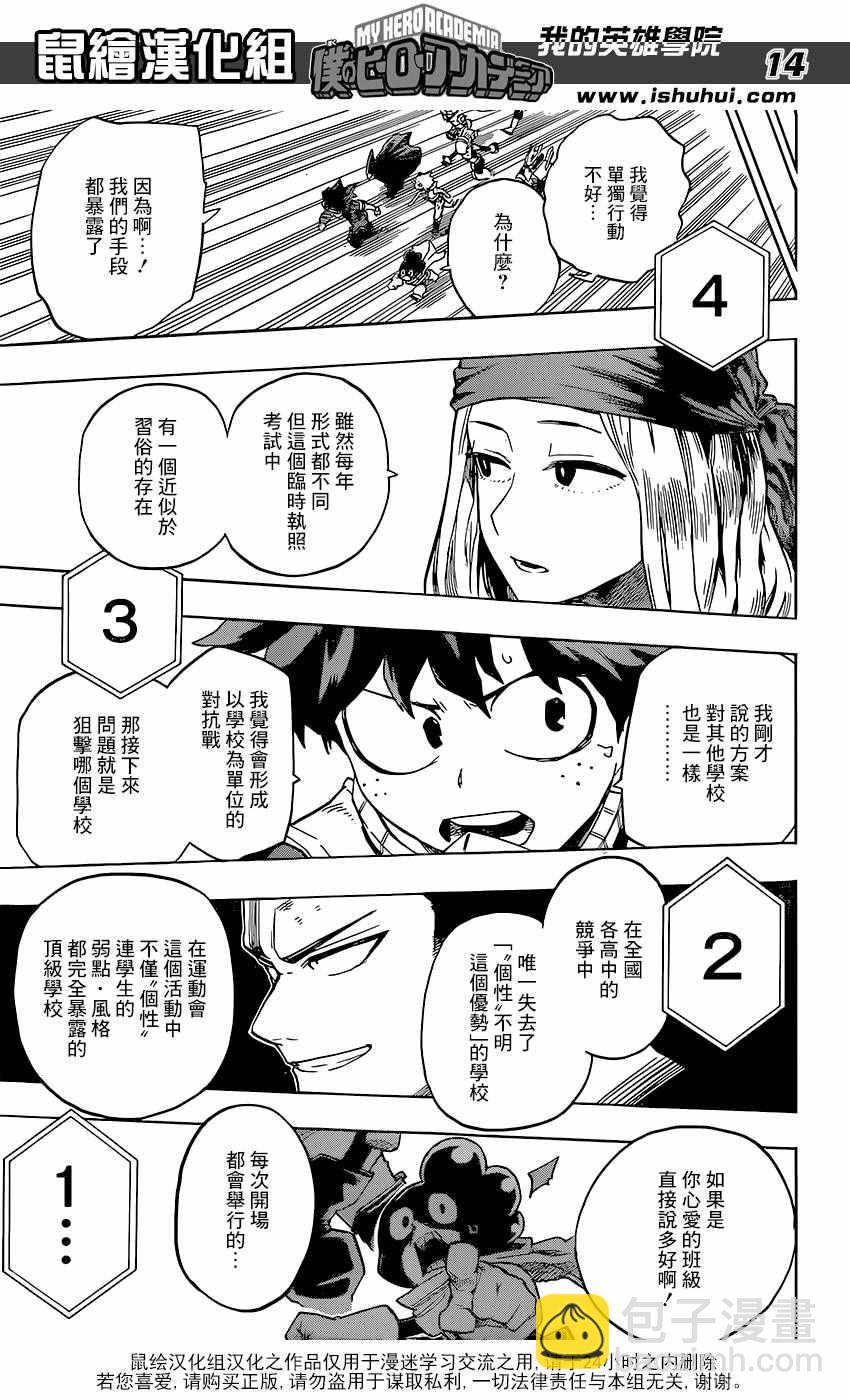 🍘我的英雄学园 第103话 第14页