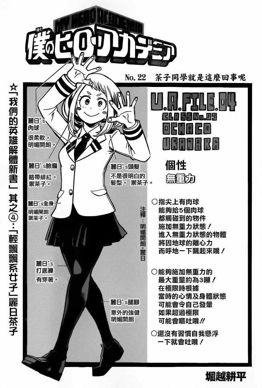 🍘我的英雄学园 第22话 第1页