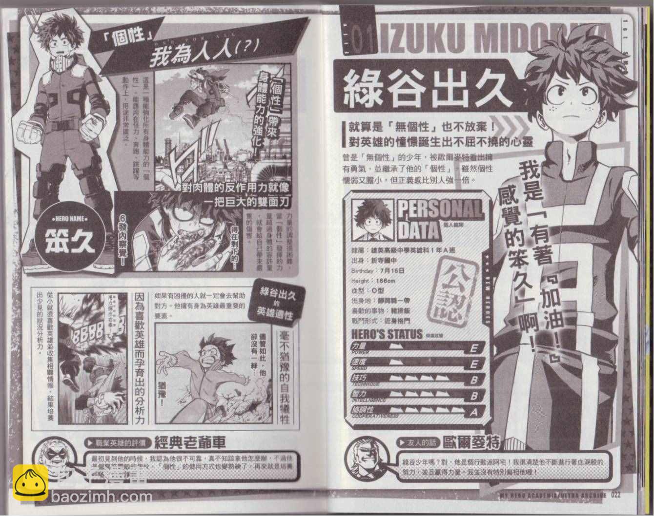 🍘我的英雄学园 我的英雄学院 公式角色书 第18页