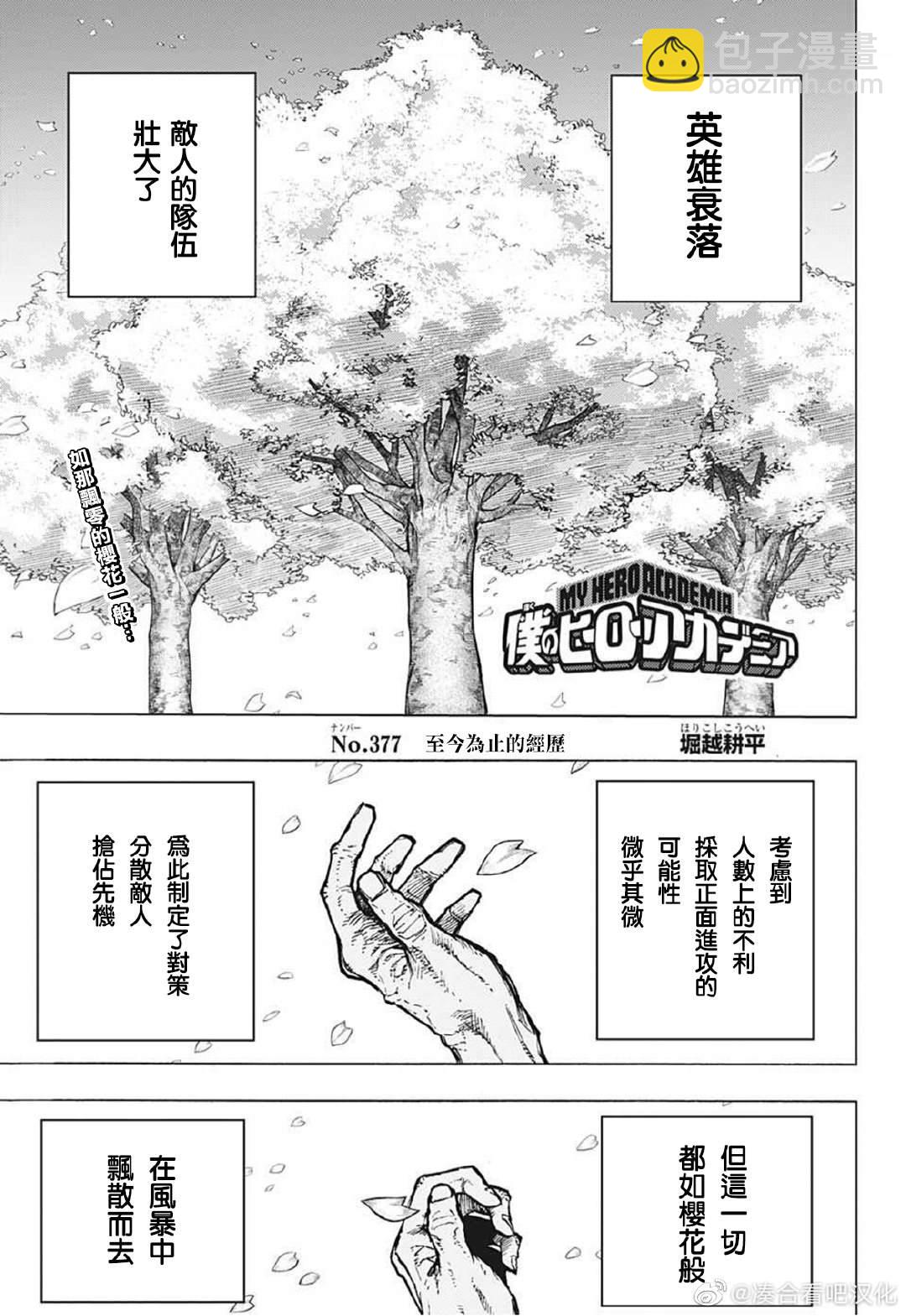 🍘我的英雄学园 第377话 至今为止的经历 第2页