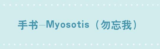 258 手书-Myosotis(1/3)-第258话