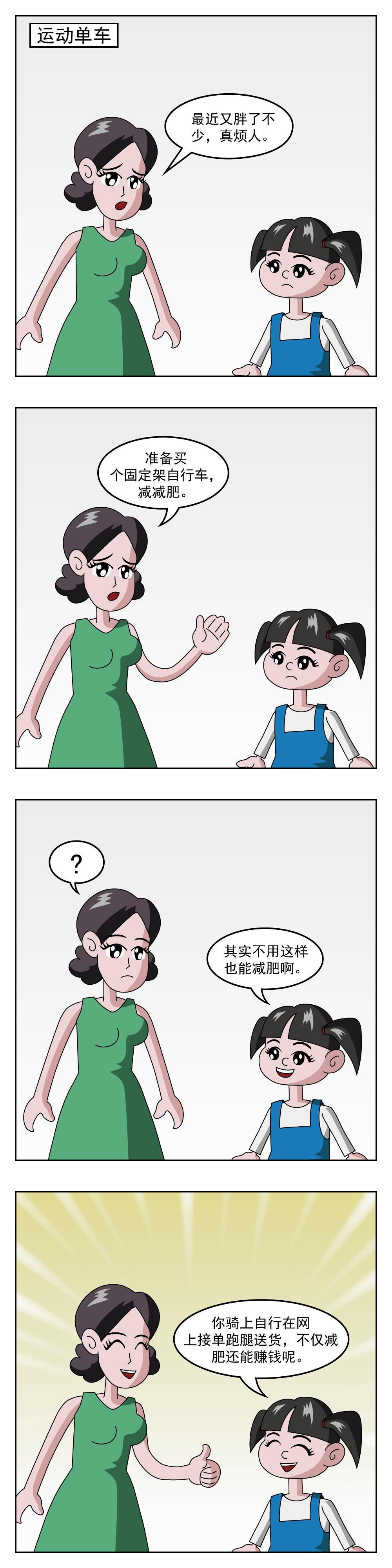 🍚小笑笑日記 第12话 运动单车 第1页