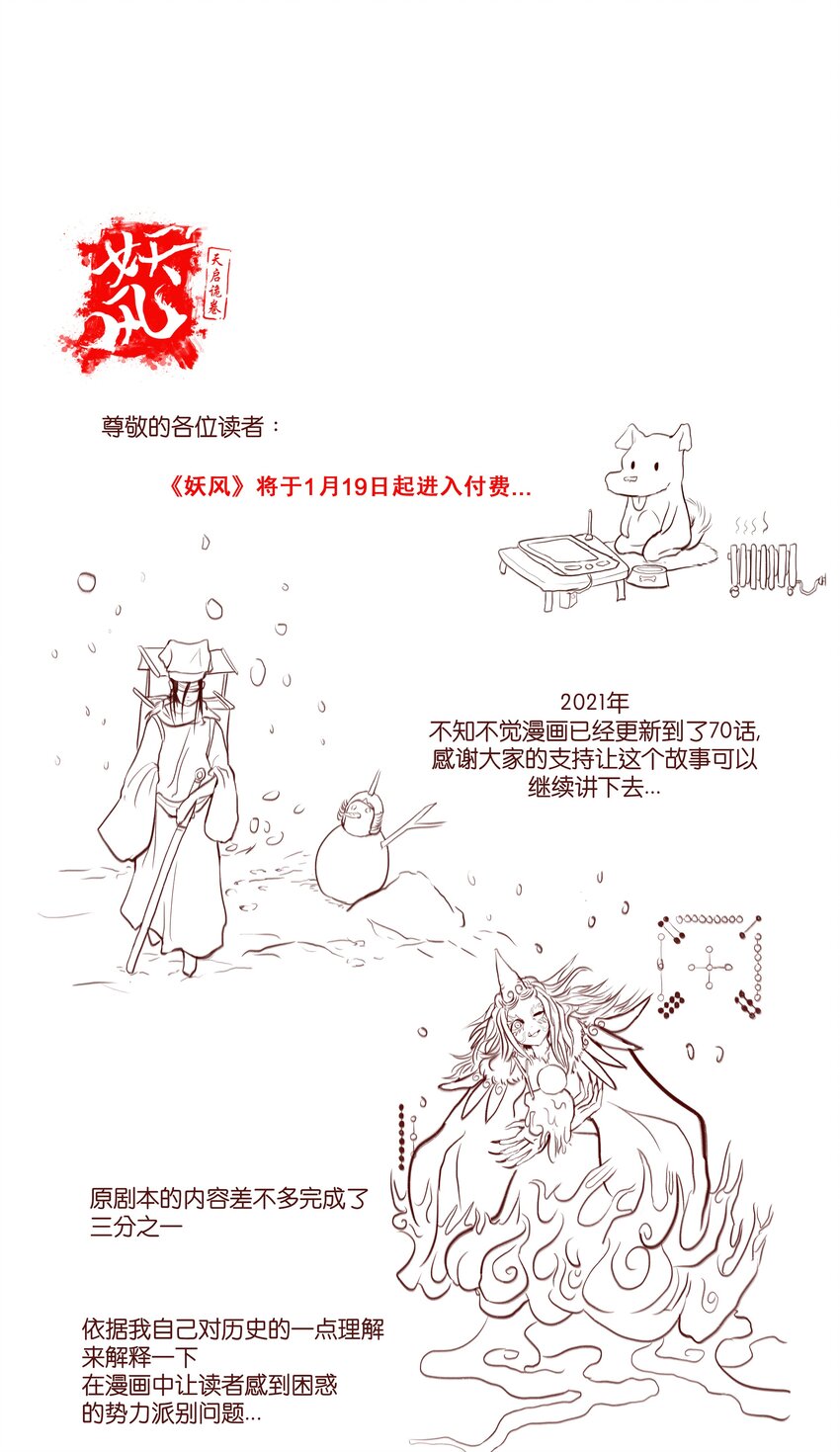 🍜妖風 70.1 付费通知（后有番外） 第1页