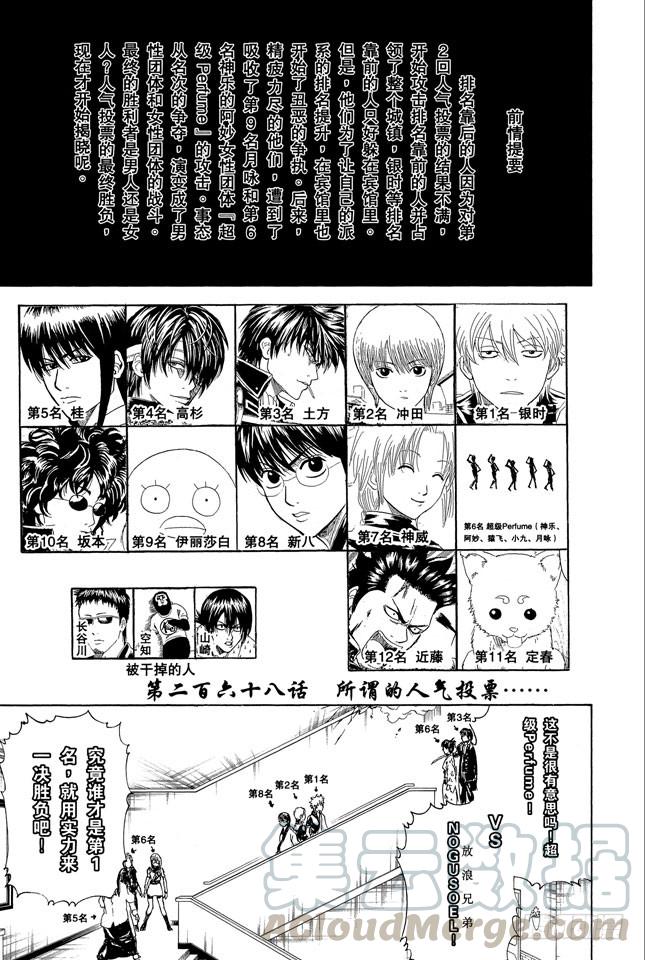 🍜银魂 第268话 所谓的人气投票…… 第1页