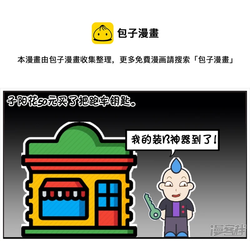 🍲子阳简笔画 穷小子武洋买了一把跑车钥匙 第1页