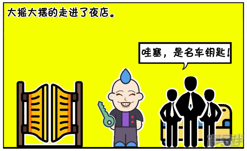 🍲子阳简笔画 穷小子武洋买了一把跑车钥匙 第2页