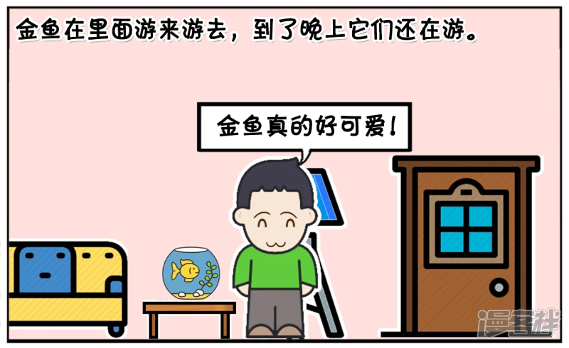 🍲子阳简笔画 爸爸给子阳买了几条金鱼回家 第2页